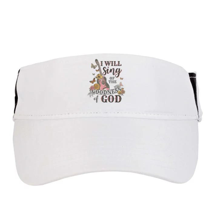 I Will Sing Of The Goodness God Christian Adult Drive Performance Visor