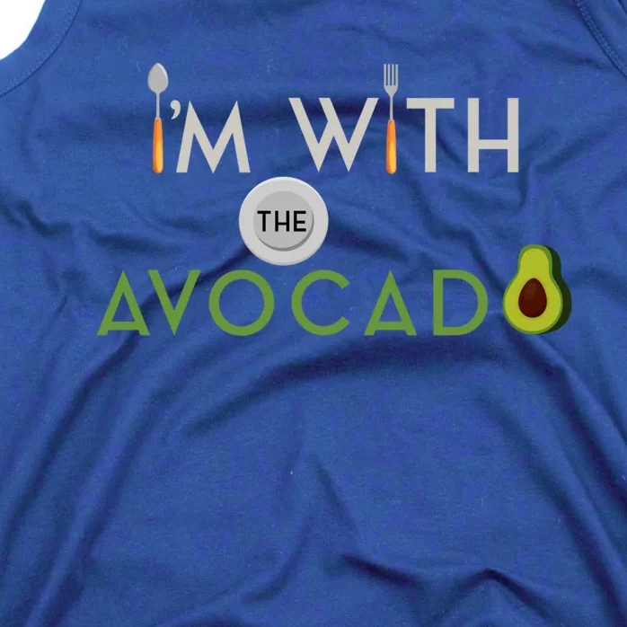 I'm With The Avocado Toast Funny Halloween Costume Gift Tank Top