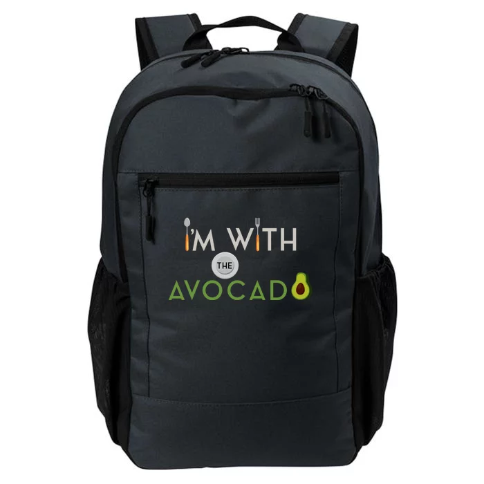 I'm With The Avocado Toast Funny Halloween Costume Gift Daily Commute Backpack