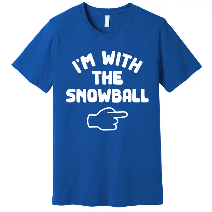 Im With The Snowball Funny Casual Halloween Costume Gift Premium T-Shirt