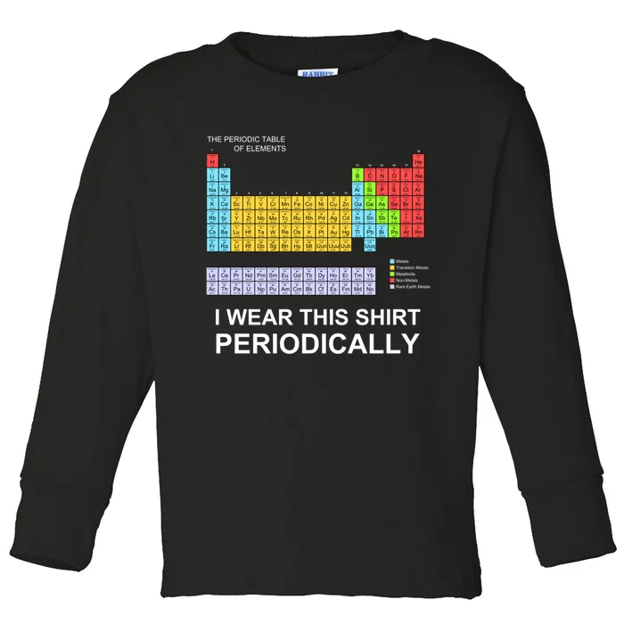 I Wear this Periodically funny Toddler Long Sleeve Shirt