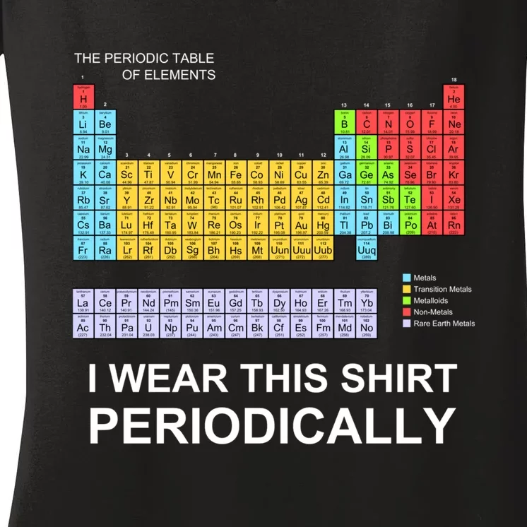 I Wear this Periodically funny Women's V-Neck T-Shirt