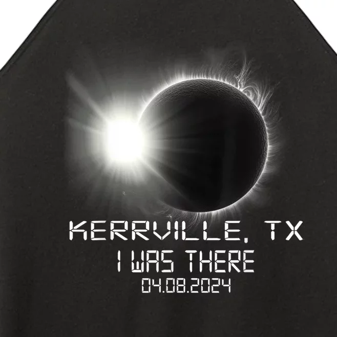 I Was There Total Solar Eclipse Kerrville Texas Women’s Perfect Tri Rocker Tank