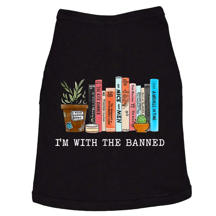 I'm With The Banned Books I Read Banned Books Lovers Doggie Tank