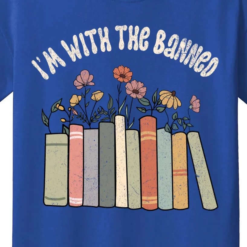 Im With The Banned Books Social Justice Reading Librarian Cute Gift Kids T-Shirt