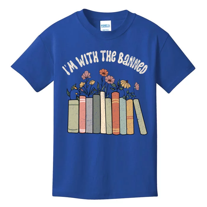 Im With The Banned Books Social Justice Reading Librarian Cute Gift Kids T-Shirt