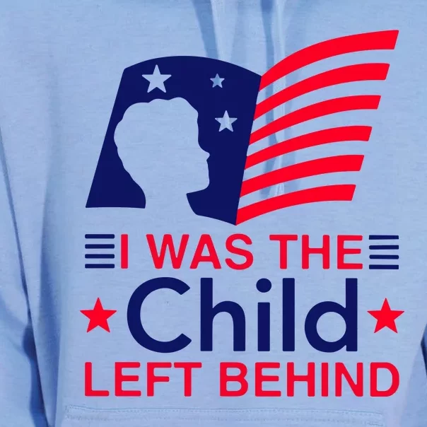 I Was The Child Left Behind Us Flag Unisex Surf Hoodie