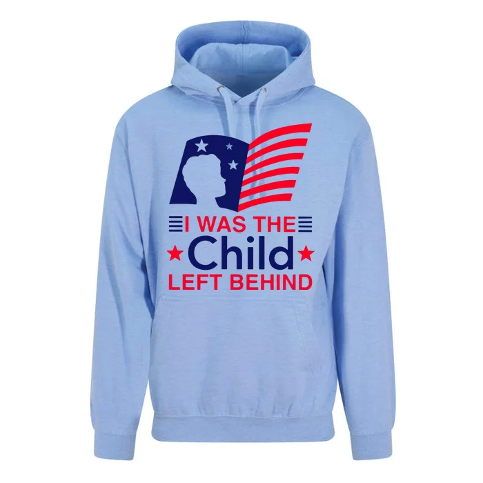 I Was The Child Left Behind Us Flag Unisex Surf Hoodie