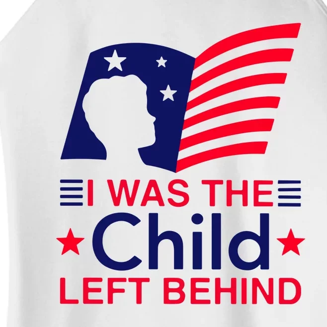 I Was The Child Left Behind Us Flag Women’s Perfect Tri Rocker Tank