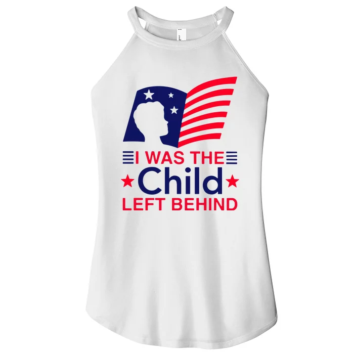 I Was The Child Left Behind Us Flag Women’s Perfect Tri Rocker Tank