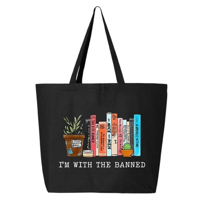 Im With The Banned Books I Read Banned Books Lovers 25L Jumbo Tote