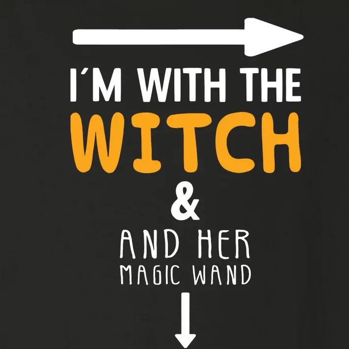 Im With The Witch Couples Costume For Halloween Toddler Long Sleeve Shirt