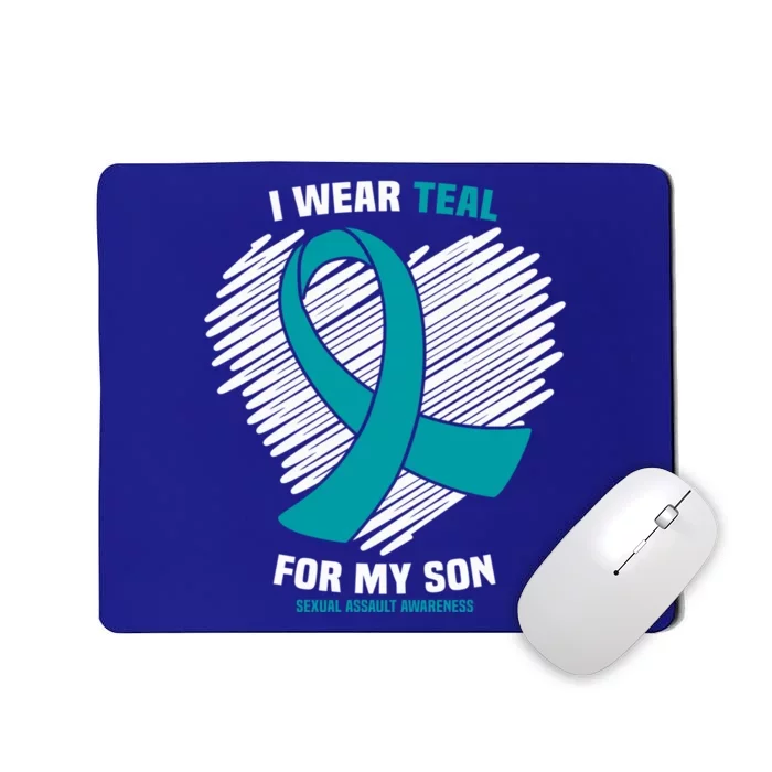 I Wear Teal For My Son Sexual Assault Awareness Gift Mousepad