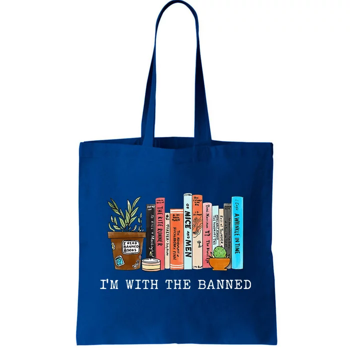 Im With The Banned Books I Read Banned Books Lovers Tote Bag