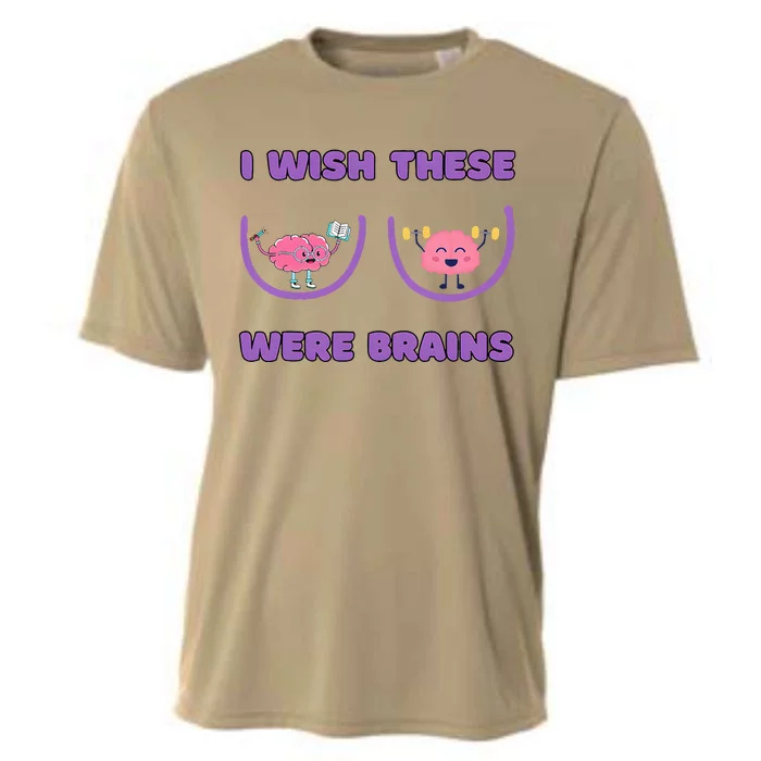 I Wish These Were Brains Cooling Performance Crew T-Shirt