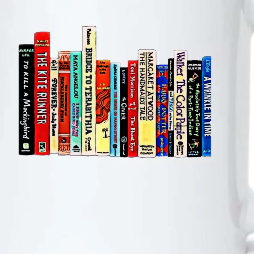 I'm With The Banned Funny Bookworm Shirt Banned Book Black Color Changing Mug