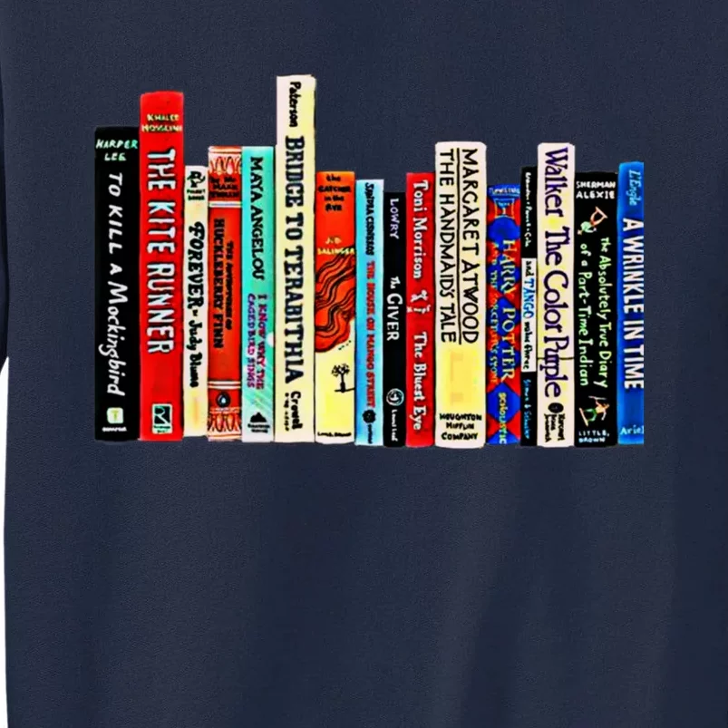 I'm With The Banned Funny Bookworm Shirt Banned Book Tall Sweatshirt