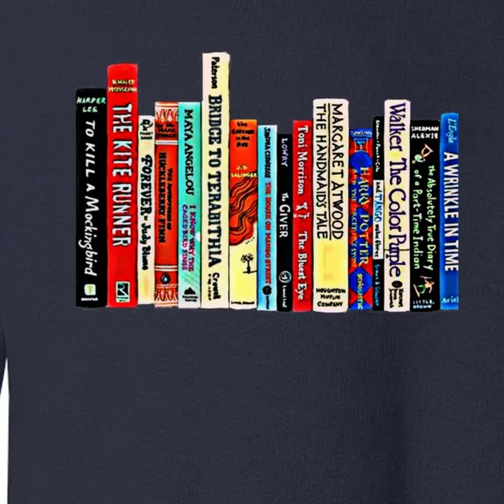 I'm With The Banned Funny Bookworm Shirt Banned Book Toddler Sweatshirt