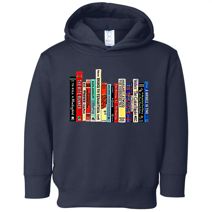 I'm With The Banned Funny Bookworm Shirt Banned Book Toddler Hoodie