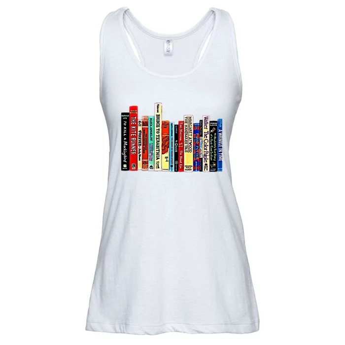 I'm With The Banned Funny Bookworm Shirt Banned Book Ladies Essential Flowy Tank