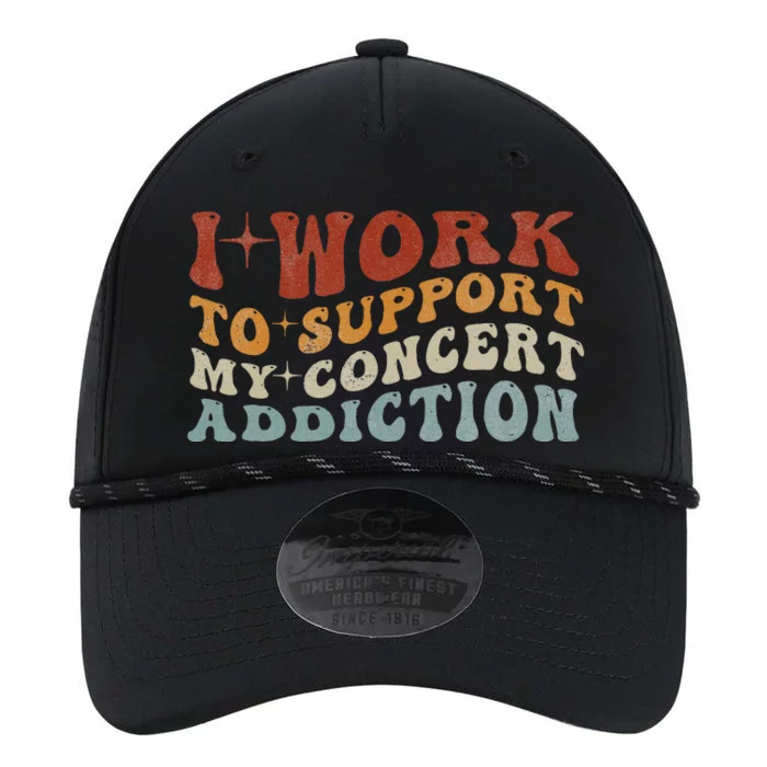 I Work To Support My Concert Addiction Funny Music Lovers Performance The Dyno Cap