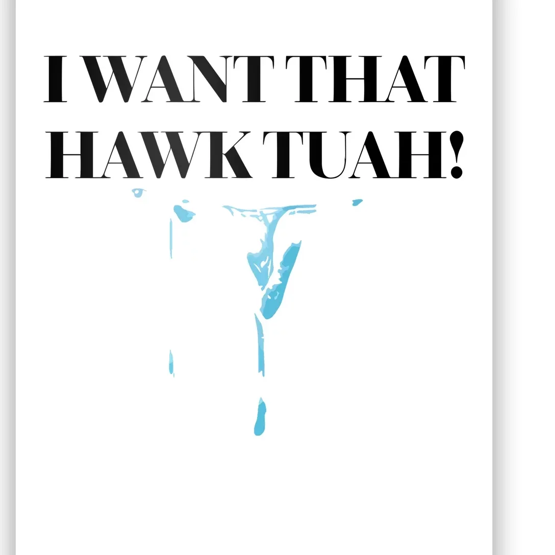 I Want That Hawk Tuah Poster