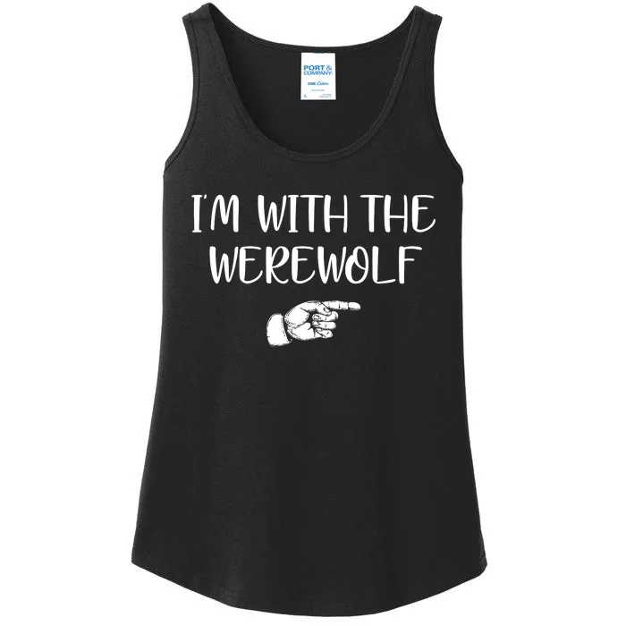 Im With The Werewolf Ladies Essential Tank