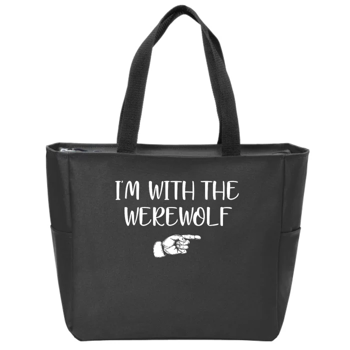 Im With The Werewolf Zip Tote Bag