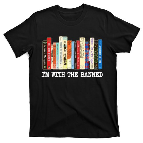 I'm With The Banned Banned Books Reading Books T-Shirt
