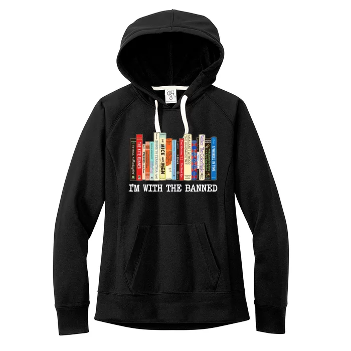 Im With The Banned Banned Books Reading Books Women's Fleece Hoodie