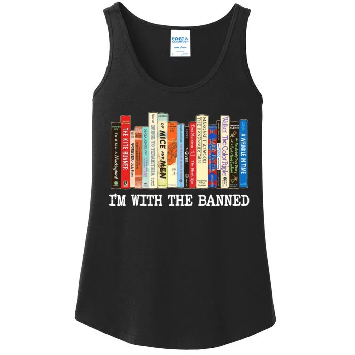 Im With The Banned Banned Books Reading Books Ladies Essential Tank