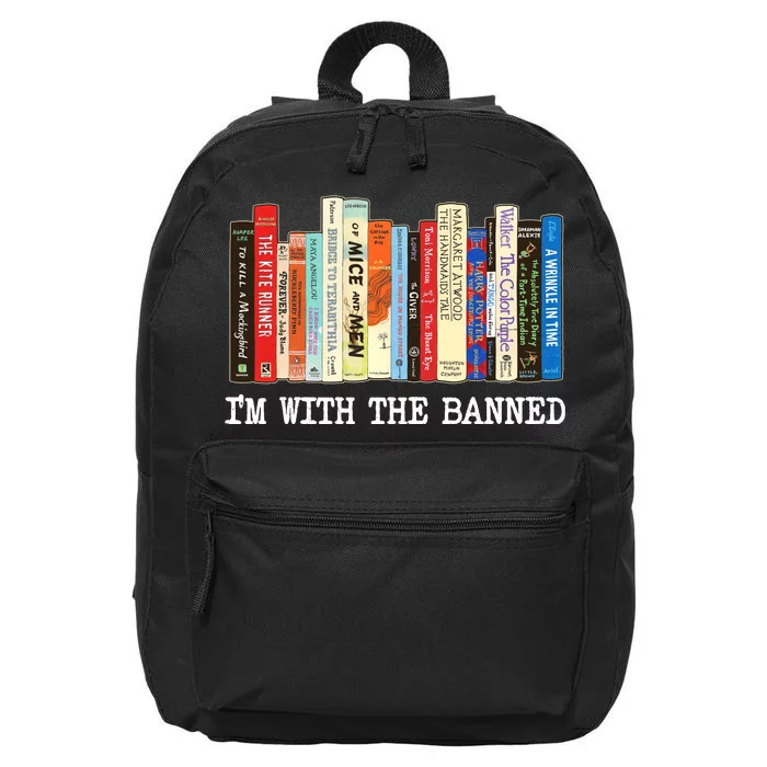 Im With The Banned Banned Books Reading Books 16 in Basic Backpack