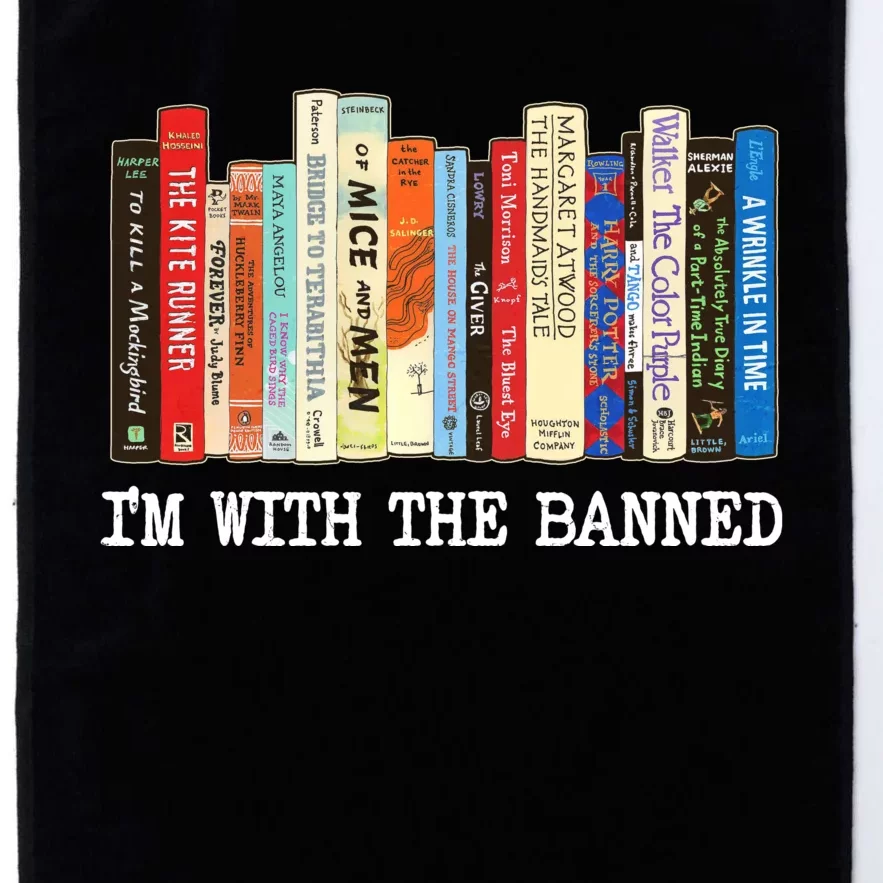 Im With The Banned Banned Books Reading Books Platinum Collection Golf Towel