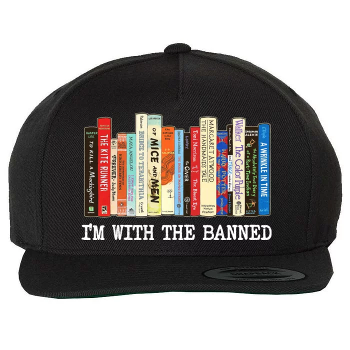 Im With The Banned Banned Books Reading Books Wool Snapback Cap