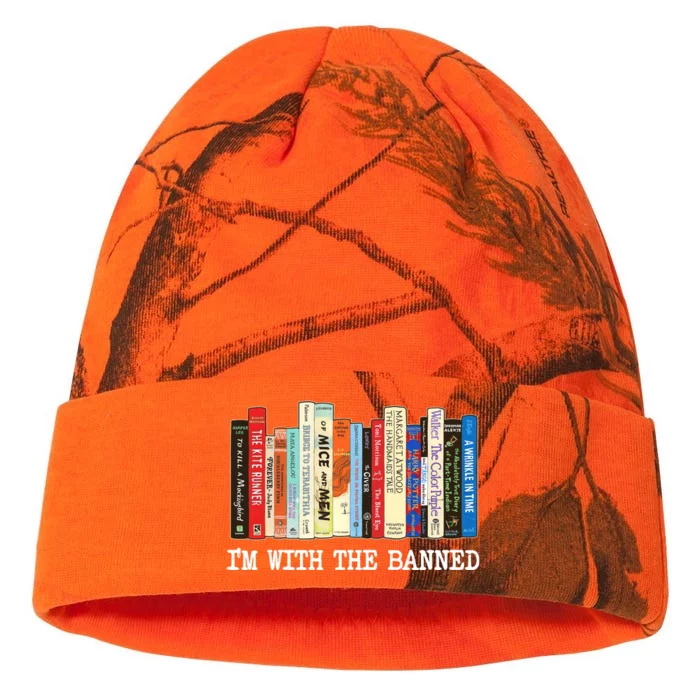 Im With The Banned Banned Books Reading Books Kati - 12in Camo Beanie