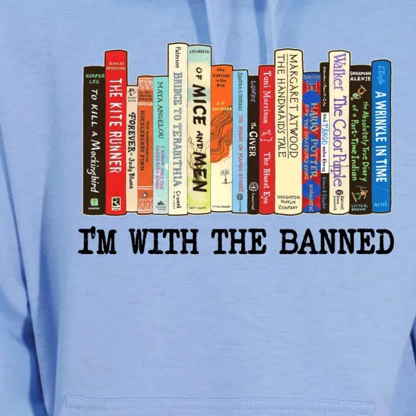 Im With The Banned Banned Books Reading Books Unisex Surf Hoodie