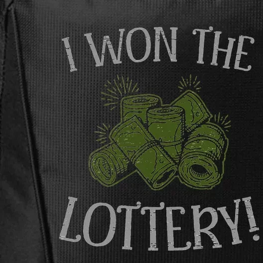 I Won The Lottery Game Winner Luck Lottery Scratcher City Backpack