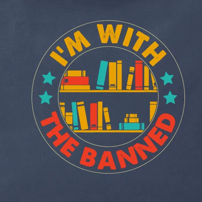 IM With The Banned Books I Read Banned Books Lovers Zip Tote Bag