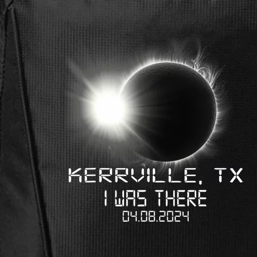 I Was There Total Solar Eclipse Kerrville Texas City Backpack