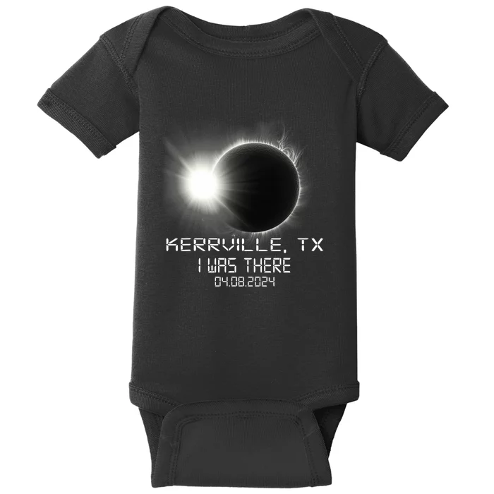 I Was There Total Solar Eclipse Kerrville Texas Baby Bodysuit