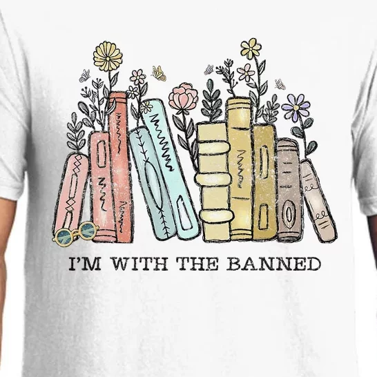 I'm with The Banned Funny Book Readers I Read Banned Books Pajama Set