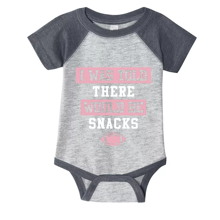 I Was Told There Would Be Snacks Infant Baby Jersey Bodysuit