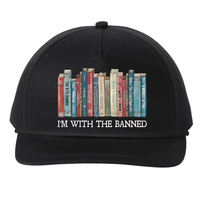 Im With The Banned Books Reading Librarian Snapback Five-Panel Rope Hat