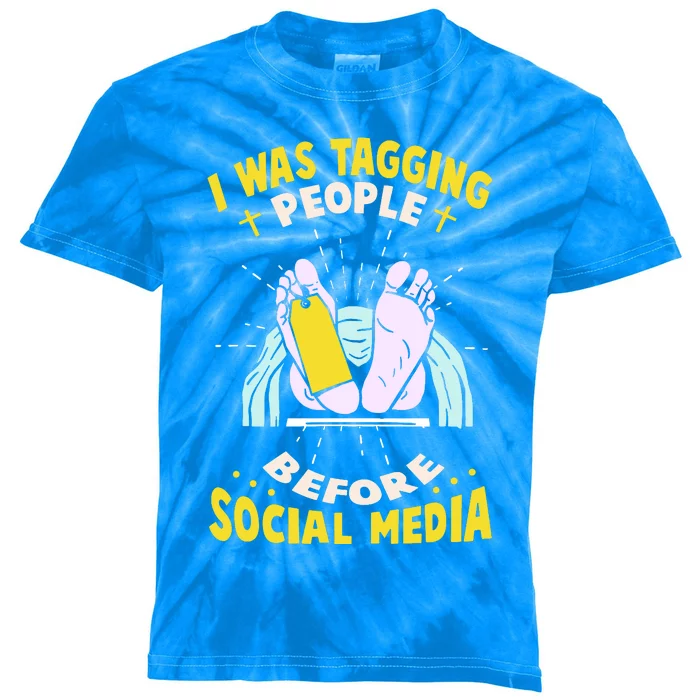 I Was Tagging People Before Social Media Kids Tie-Dye T-Shirt