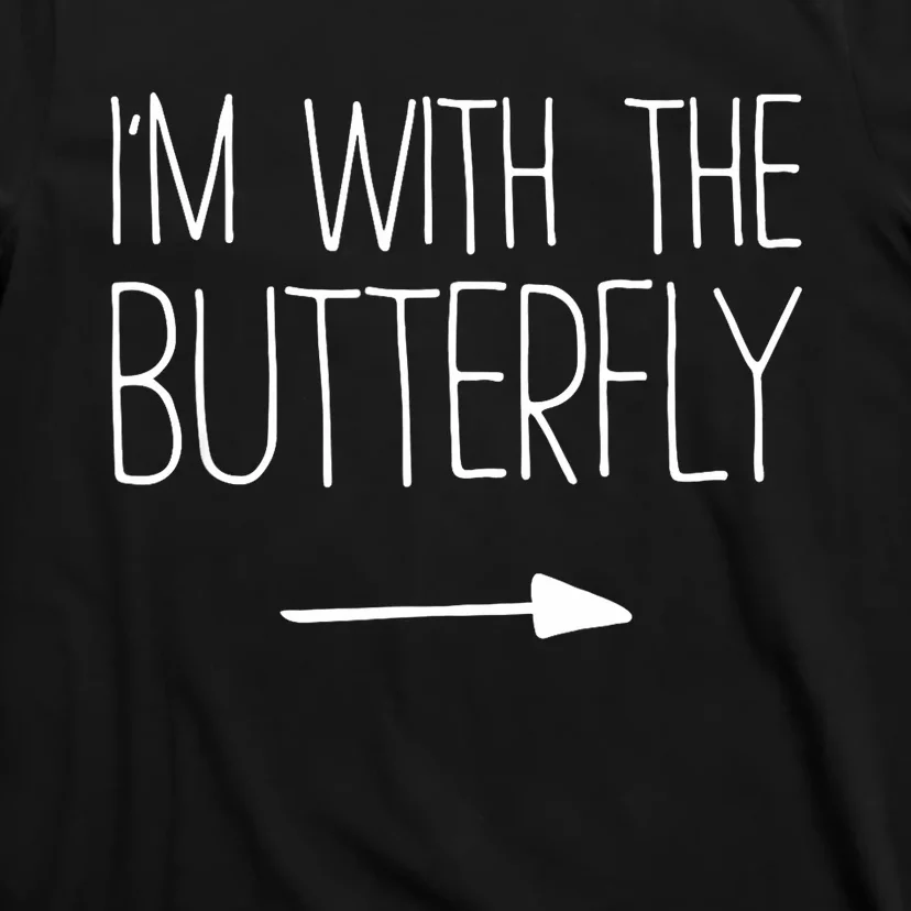 Im With The Butterfly Adult Women Costume T-Shirt