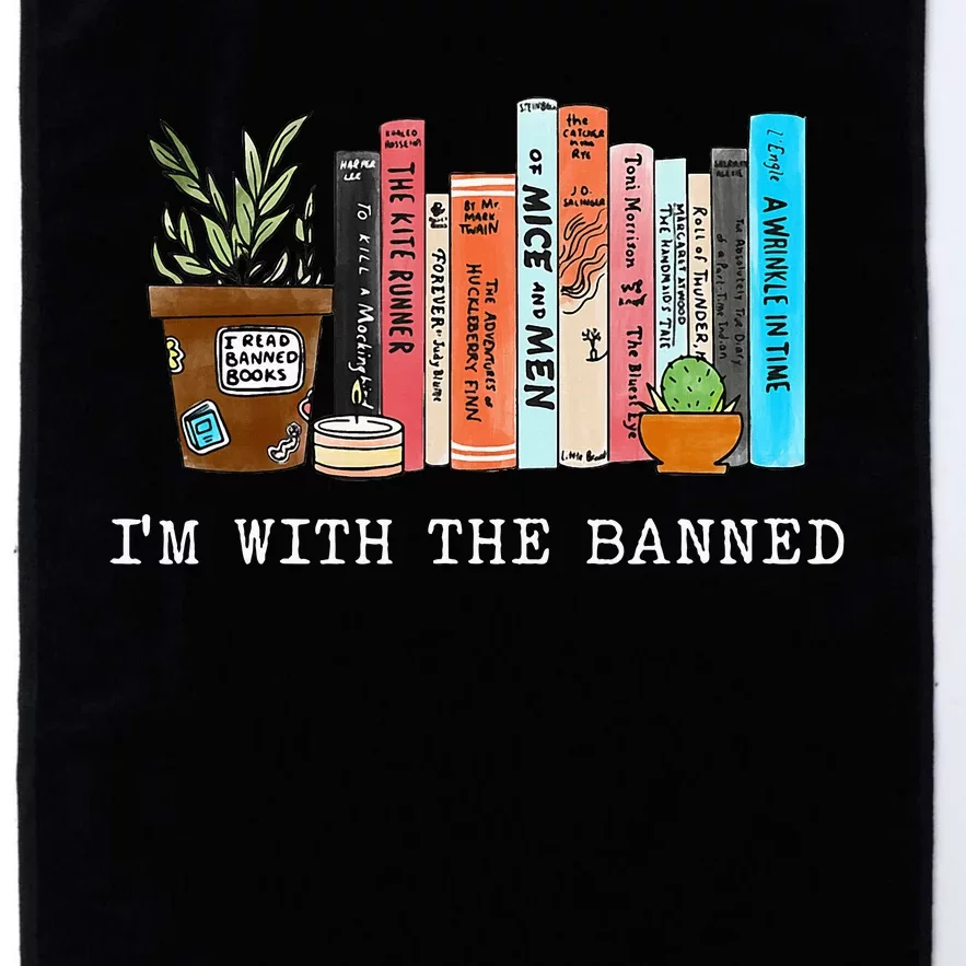 Im With The Banned Books I Read Banned Books Lovers Platinum Collection Golf Towel