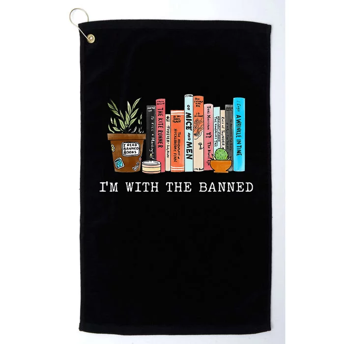 Im With The Banned Books I Read Banned Books Lovers Platinum Collection Golf Towel