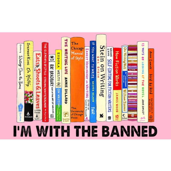 Im With The Banned Banned Books Reading Librarian Bookish Bumper Sticker