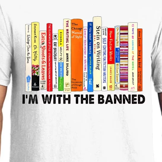 Im With The Banned Banned Books Reading Librarian Bookish Pajama Set