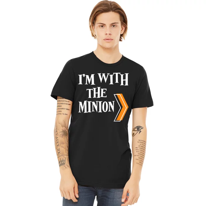 IM With The Minion Funny Couples Halloween Premium T-Shirt